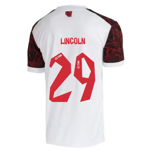 2021/22 Flamengo Away Kit Soccer Jersey LINCOLN #29